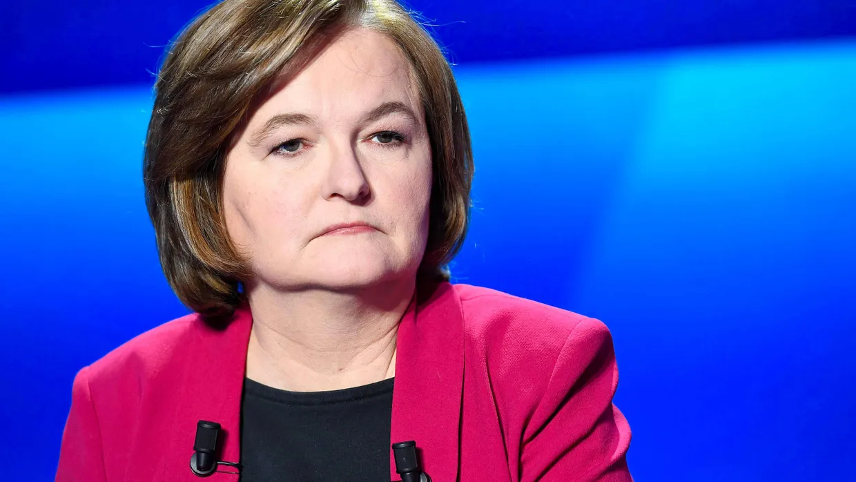 Nathalie Loiseau Anfang April bei einer Fernsehdebatte zur EU-Wahl.