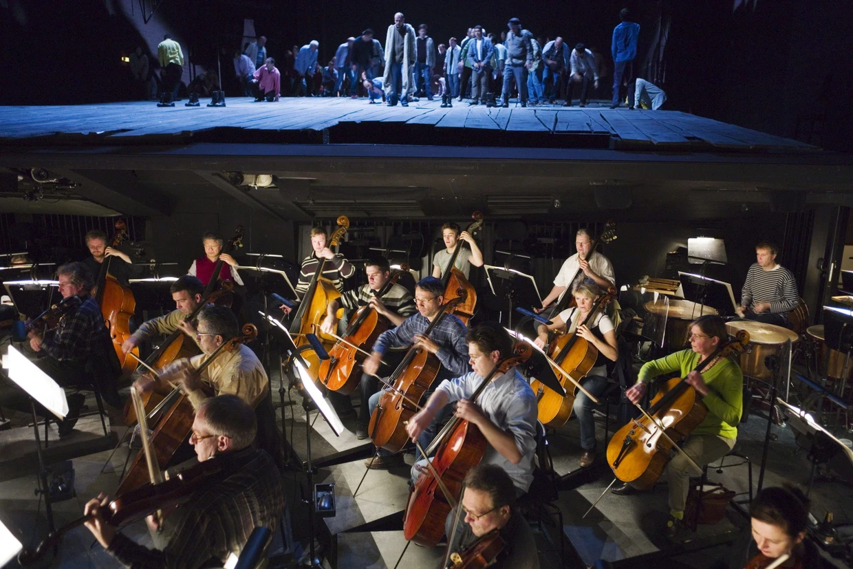 Otello-Probe an der Oper in Frankfurt