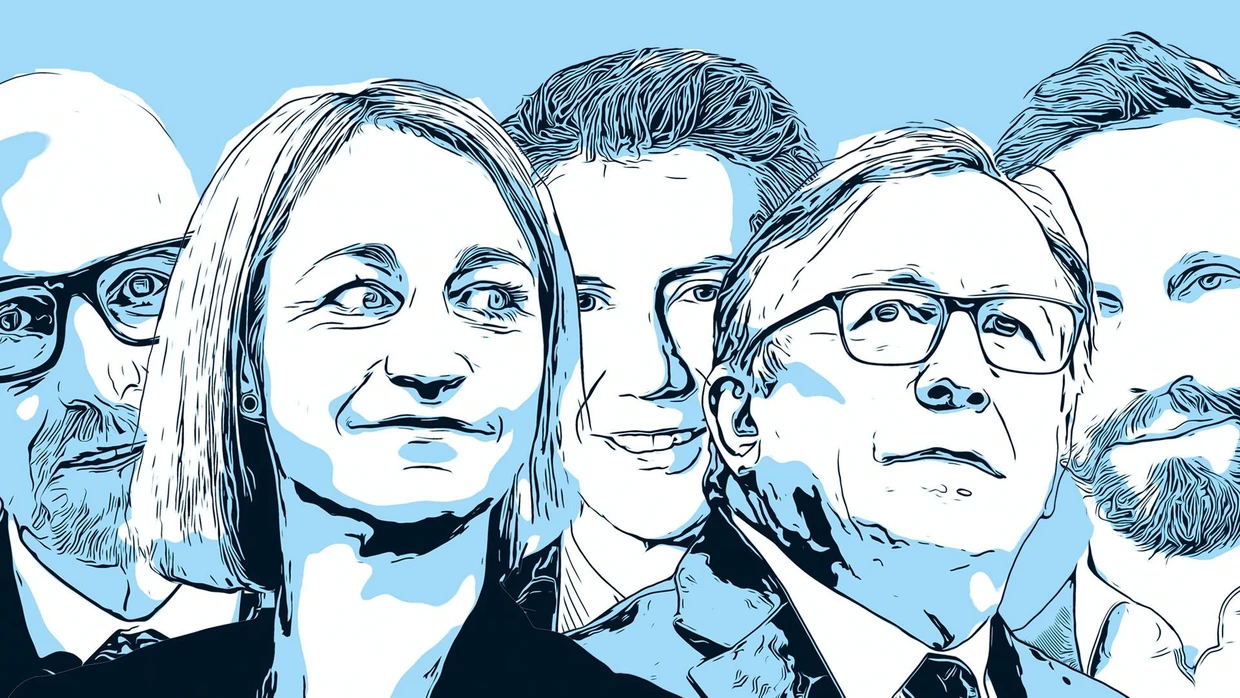Peter Leibinger, BDI, Nadine Schön, Vorsitzende der Social-Media-Kommission Kinder- und Jugendschutz, Juan Santamaría Cases, Hochtief, Bruno Pavlovsky, Chanel, Florian Hager, ARD