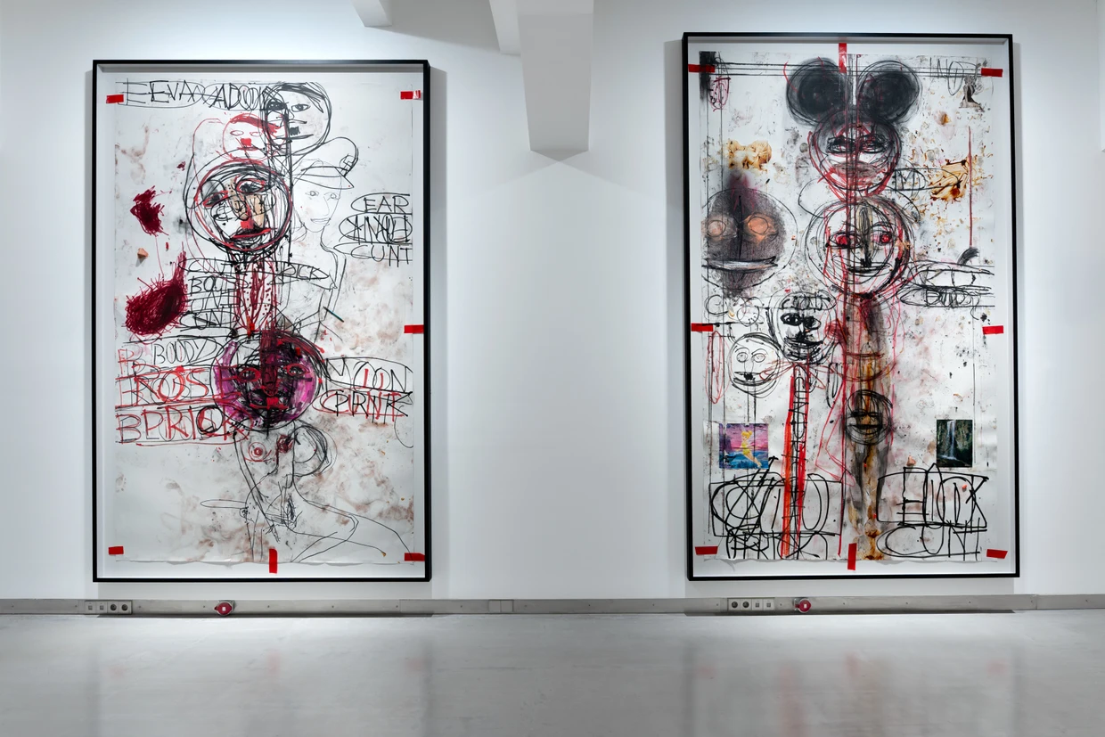 Arbeiten von Paul McCarthy: Blick in die Ausstellung „A&E“ bei SOLO Contemporary