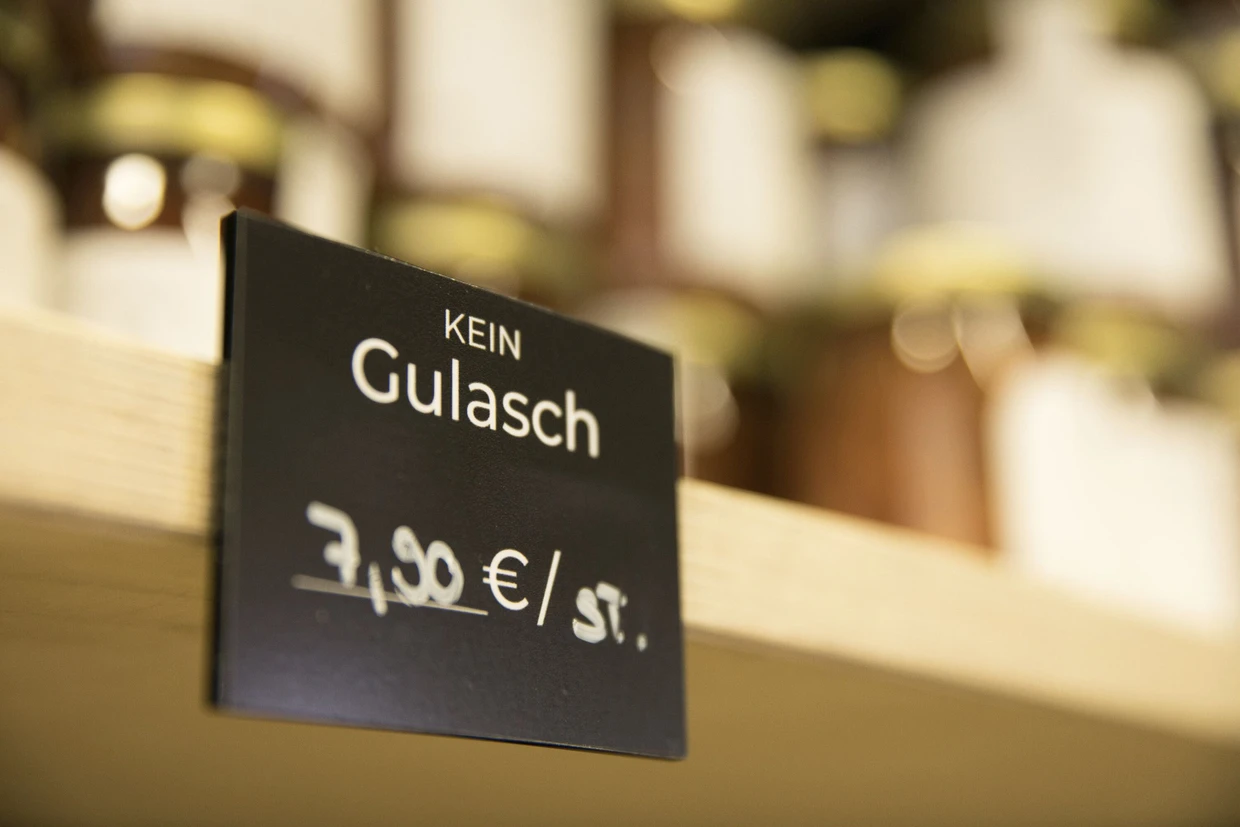 Seitan statt Fleisch: Das „Kein Paprika Steak“ ist unter anderem aus Weizeneiweiß hergestellt.