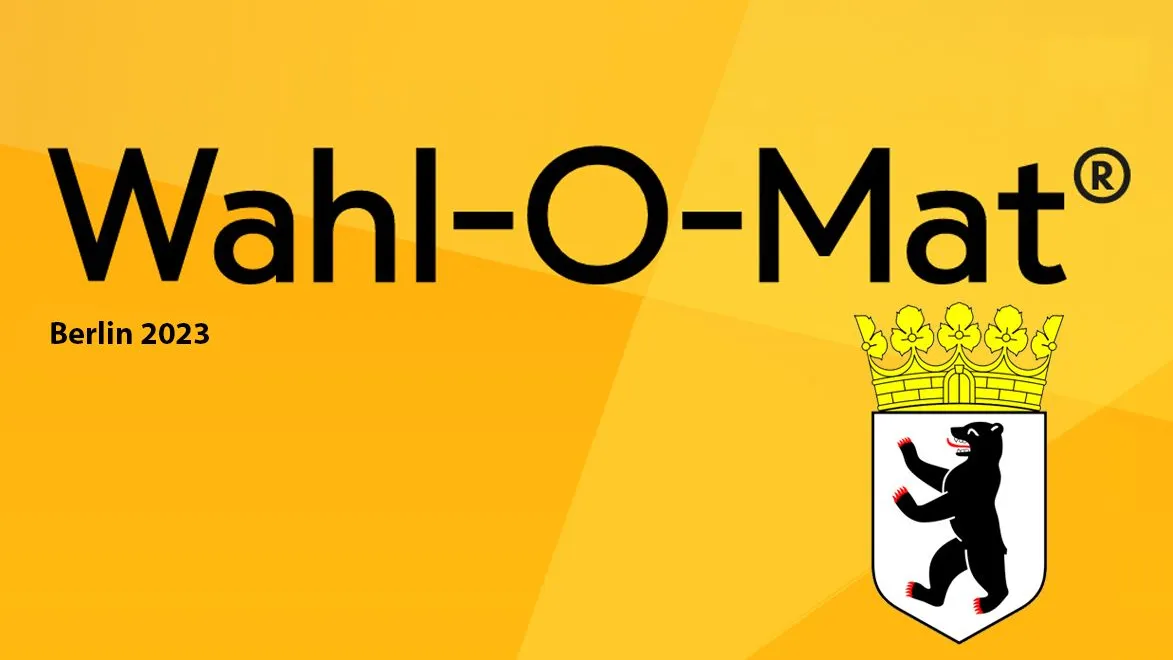 Der Wahl-O-Mat zur Wahl zum Abgeordnetenhaus in Berlin 2023