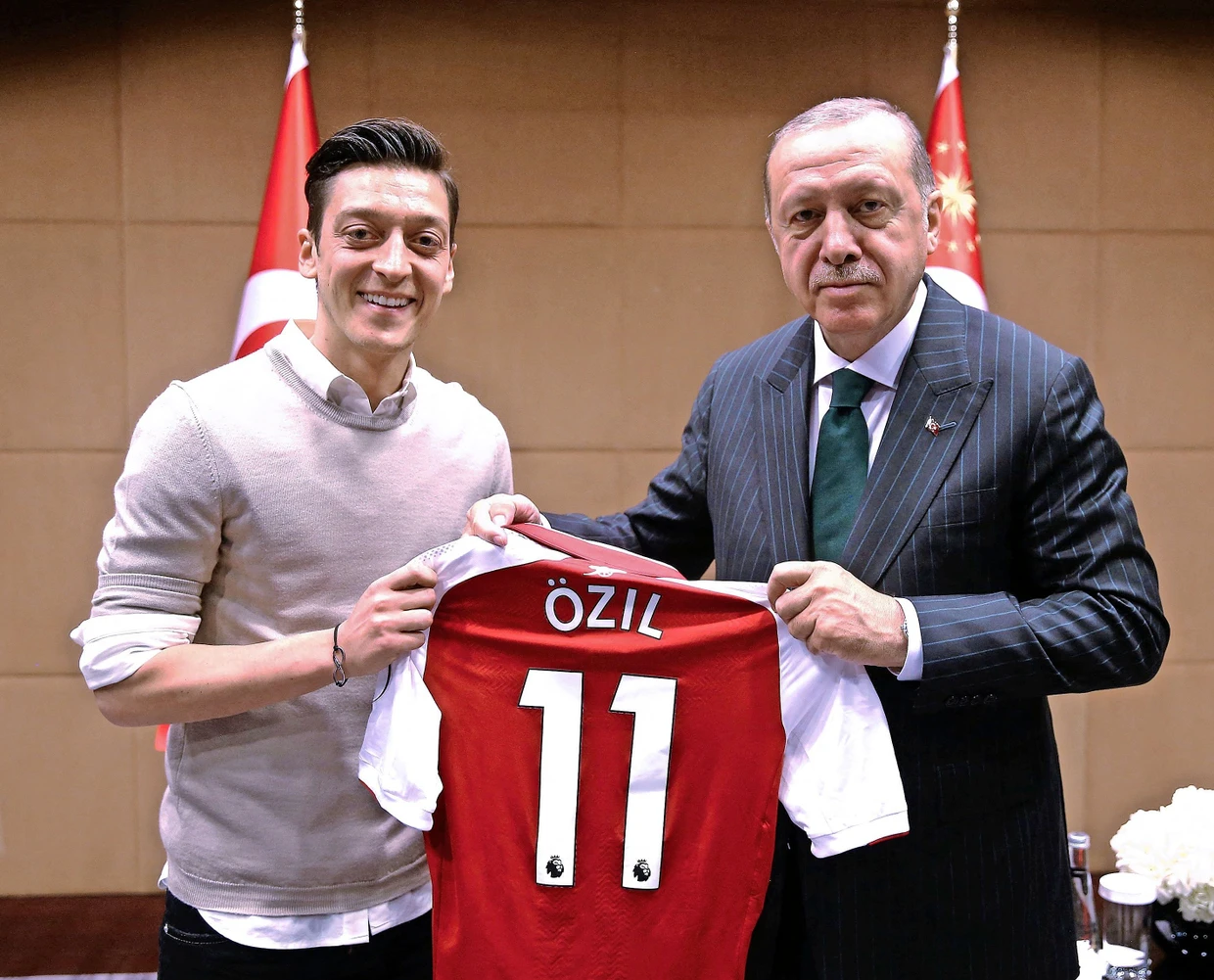 Özil im Mai 2018 mit dem türkischen Präsidenten Erdoğan