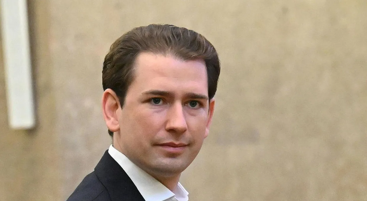 Der frühere österreichische Kanzler Kurz Mitte Oktober vor Gericht.