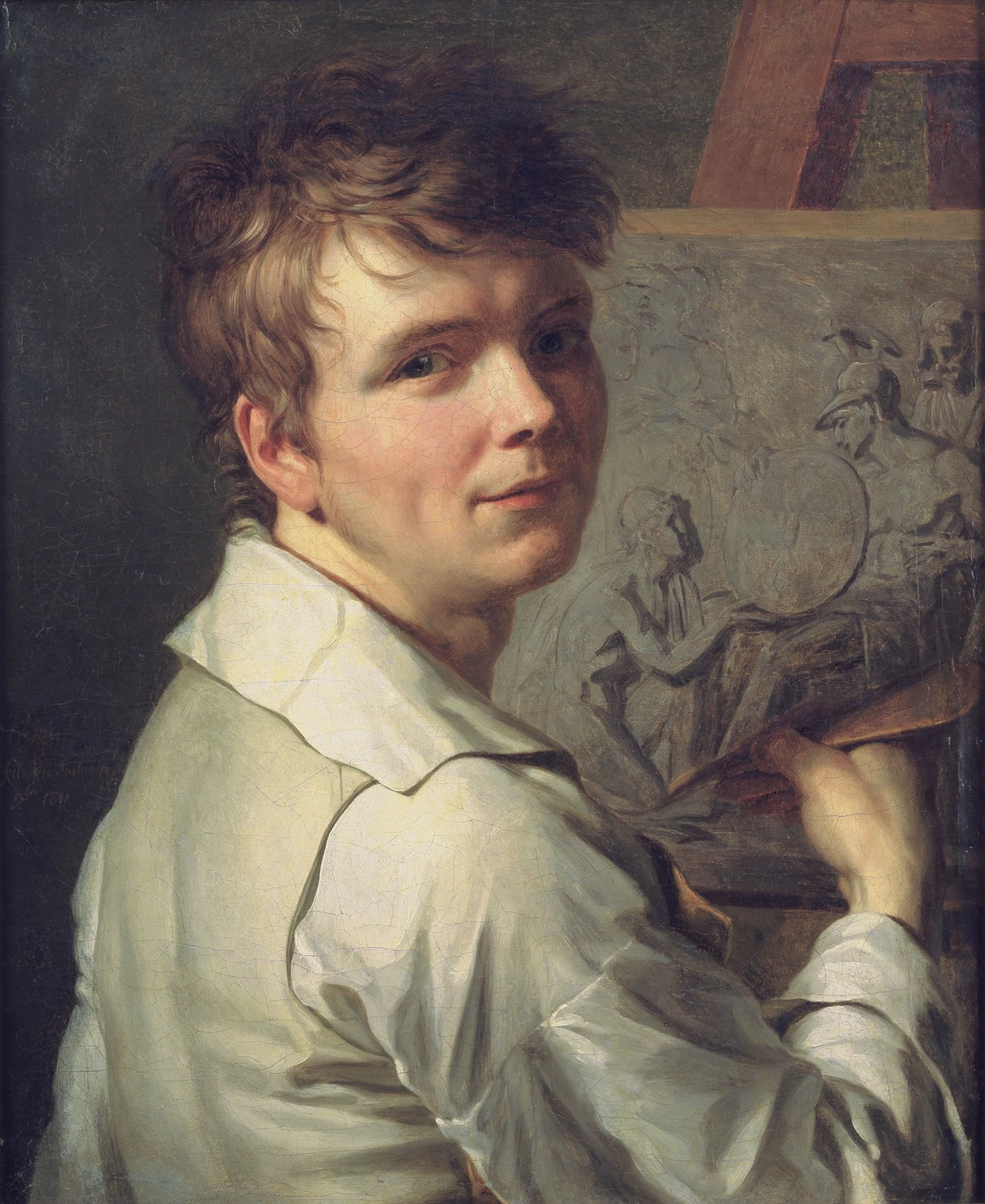 Jacques-Augustin-Catherine Pajou, „Pierre Jean David d'Angers“ (1811)