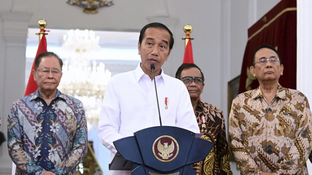 Der indonesische Präsident Joko Widodo am 11. Januar 2023 in Jakarta