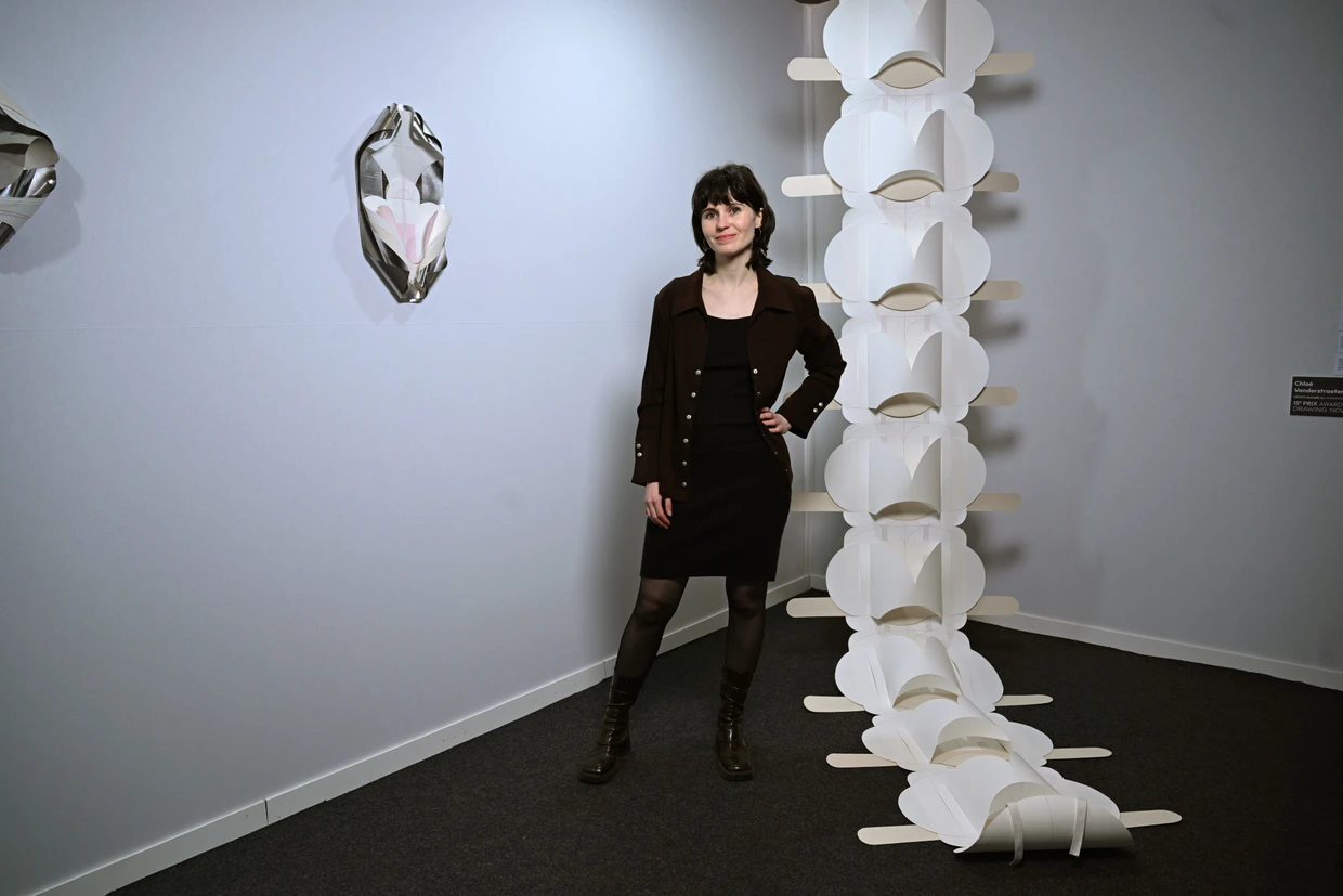 Preisträgerin: Chloé Vanderstraeten mit eigenen Werken