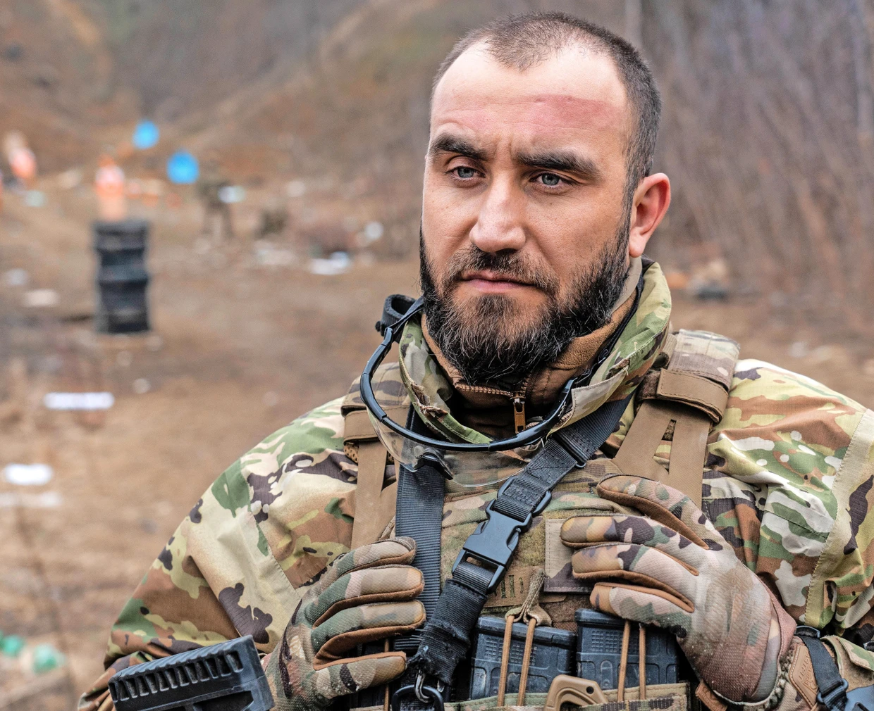 Freiwillig in der Armee: Der Soldat „Coach“ im März in Charkiw