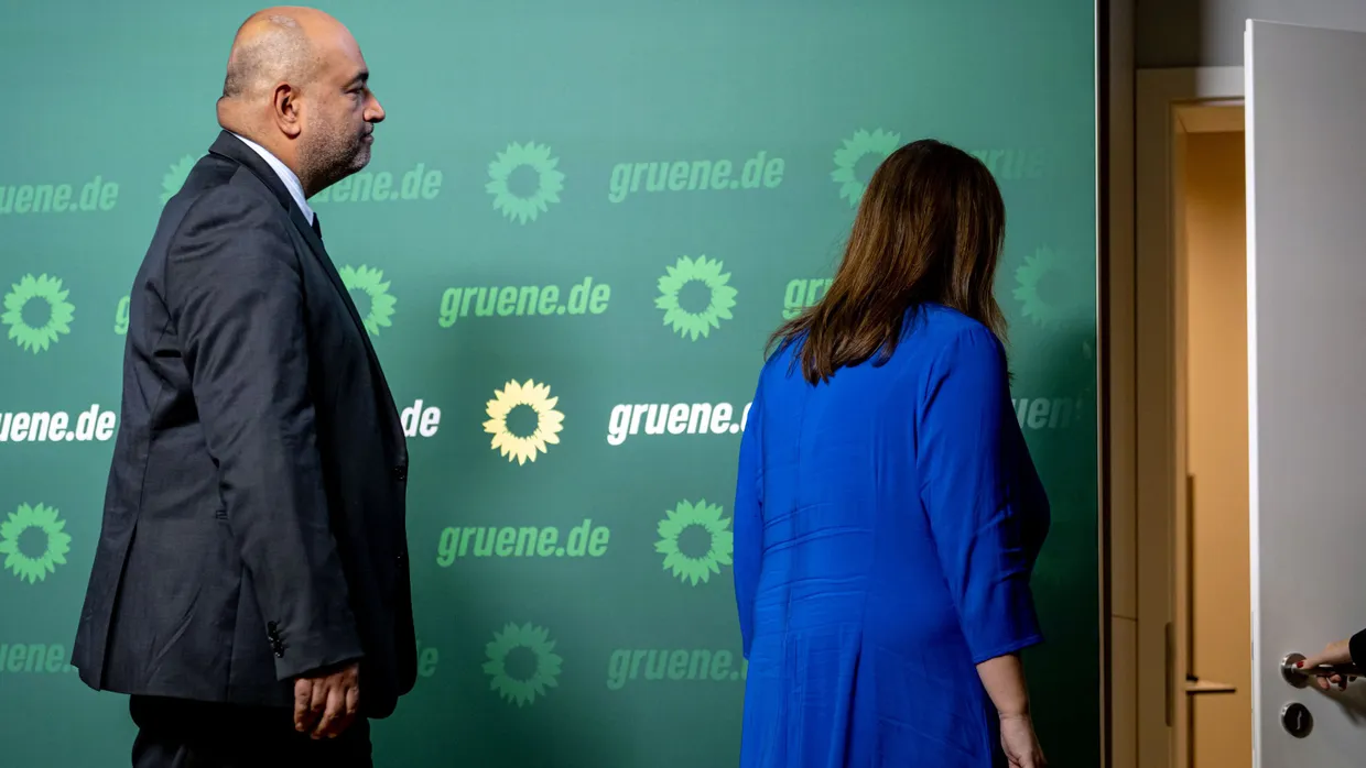 Ende einer Amtszeit: Nouripour und Lang am Mittwoch in Berlin