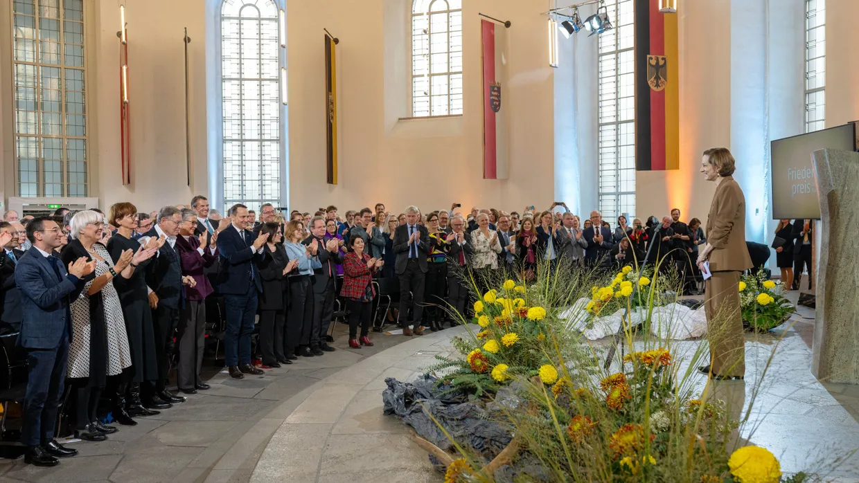 Stehende Ovationen für die Preisträgerin