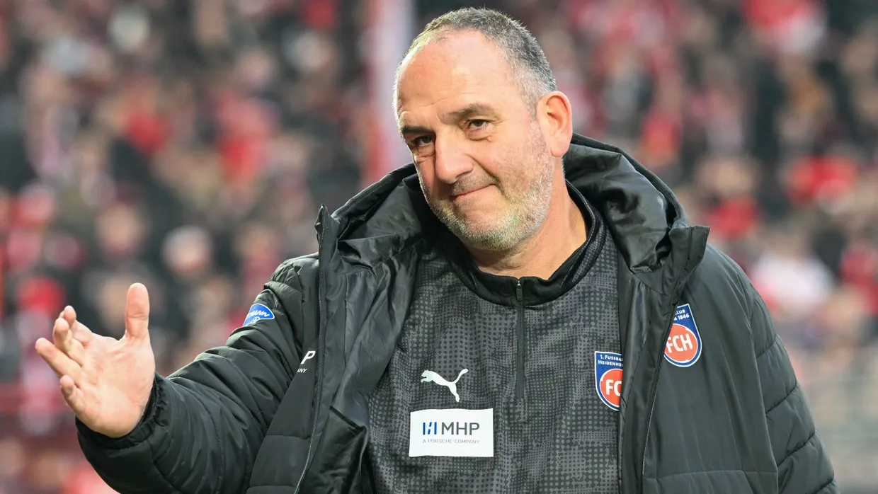 Heidenheimer Dauertrainer: Frank Schmidt steht beim Fußballklub von der Ostalb nicht zur Debatte.