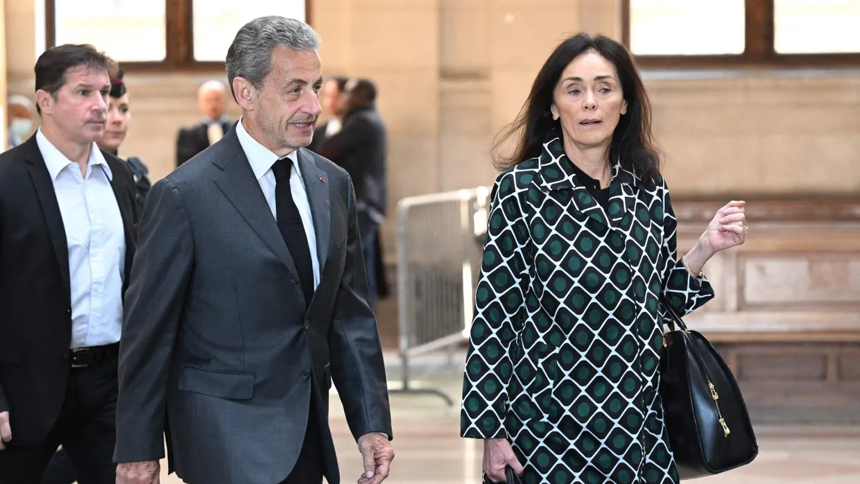 Nicolas Sarkozy am Mittwoch im Berufungsgericht in Paris