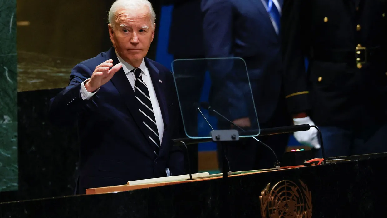 Joe Biden bei seiner letzten Rede vor der UN-Generalversammlung am Dienstag in New York