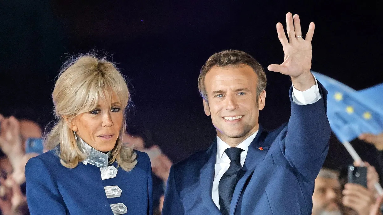 Macron und Ehefrau Brigitte