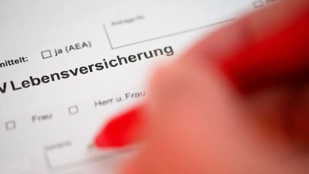 Antrag für das Abschließen einer Lebensversicherung