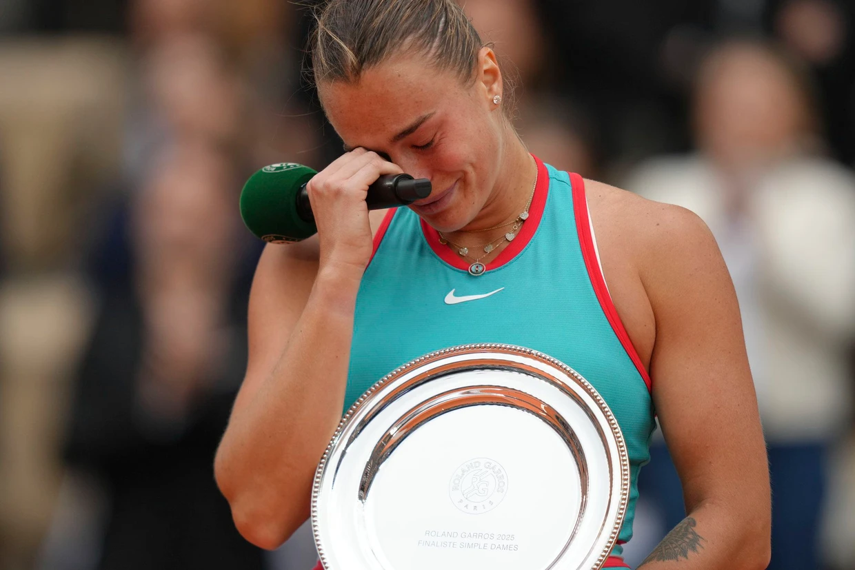 Such a final defeat at the French Open has to be dealt with: Aryna Sabalenka knows how to do it.