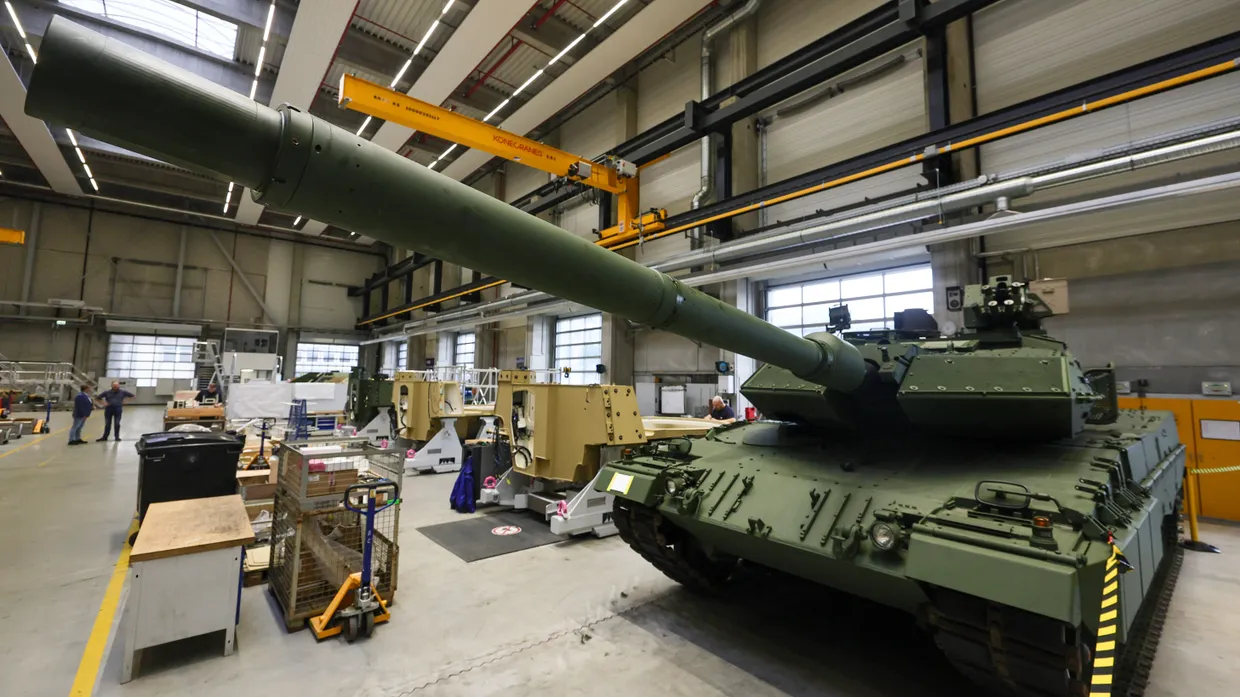 Schweres Geschütz: In Kassel stellt KNDS unter anderem Bauteile für Leopard-2-Panzer her.