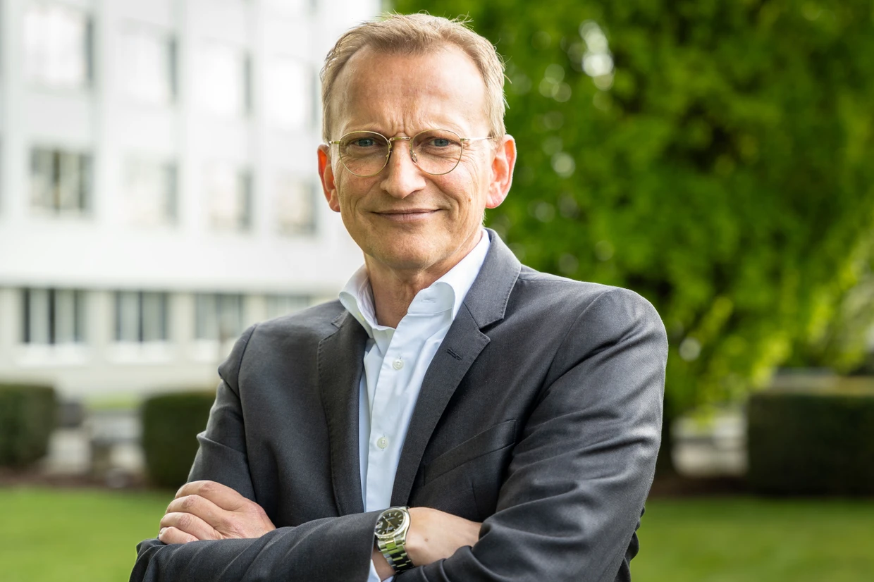 Andreas Evertz leitet als CEO den Getriebehersteller Flender aus Nordrhein-Westfalen.