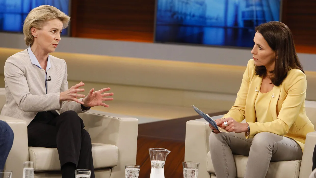 Verteidigungsministerin Ursula von der Leyen im Gespräch mit Anne Will.