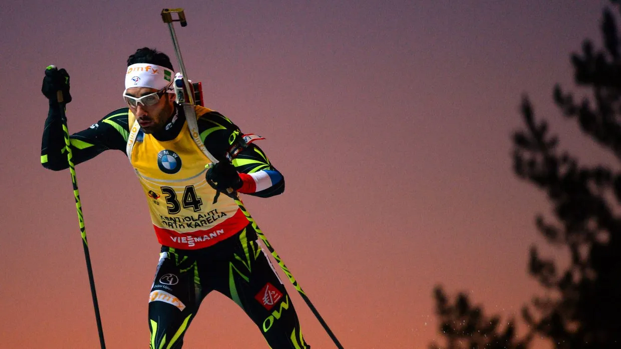 Hofft auf wenig Wind: Martin Fourcade
