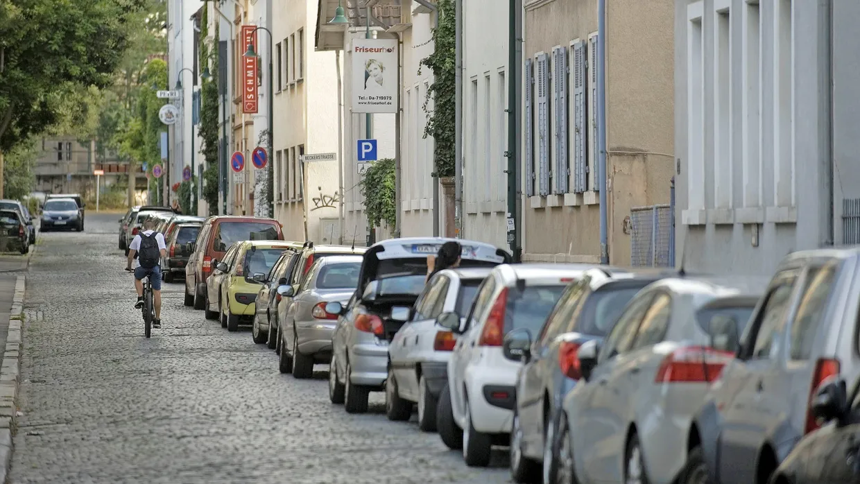 Alter Bestand: die Arheilger Straße im Martinsviertel