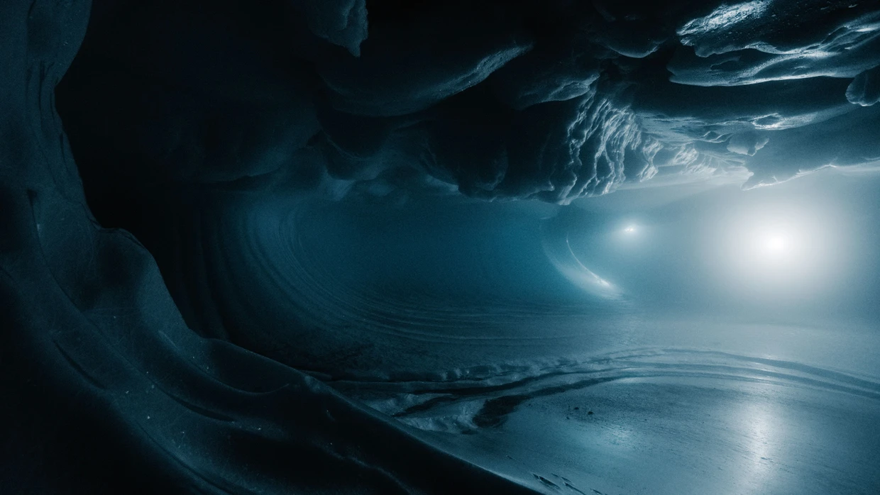  Für „Albedo“ wurde unter dem Eis der Arktis gedreht.