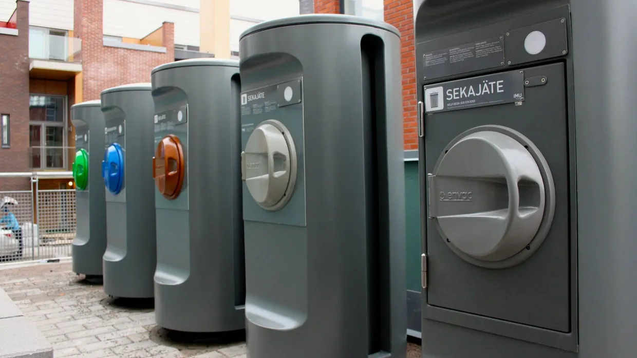 Müllbewältigung in Helsinkis Hafenviertel Kalasatama