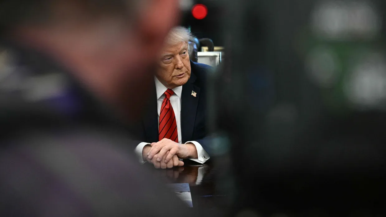 Donald Trump am Donnerstag im Oval Office.
