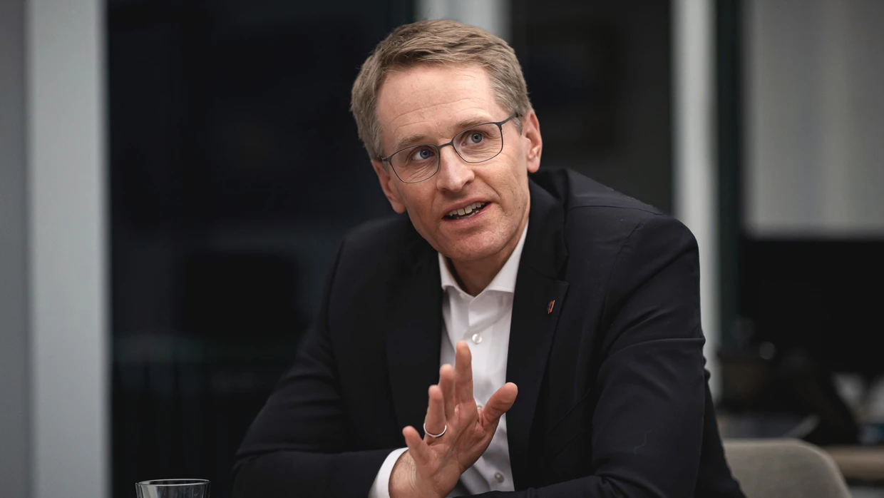 Im F.A.Z.-Interview: Schleswig-Holsteins Ministerpräsident Daniel Günther (CDU)