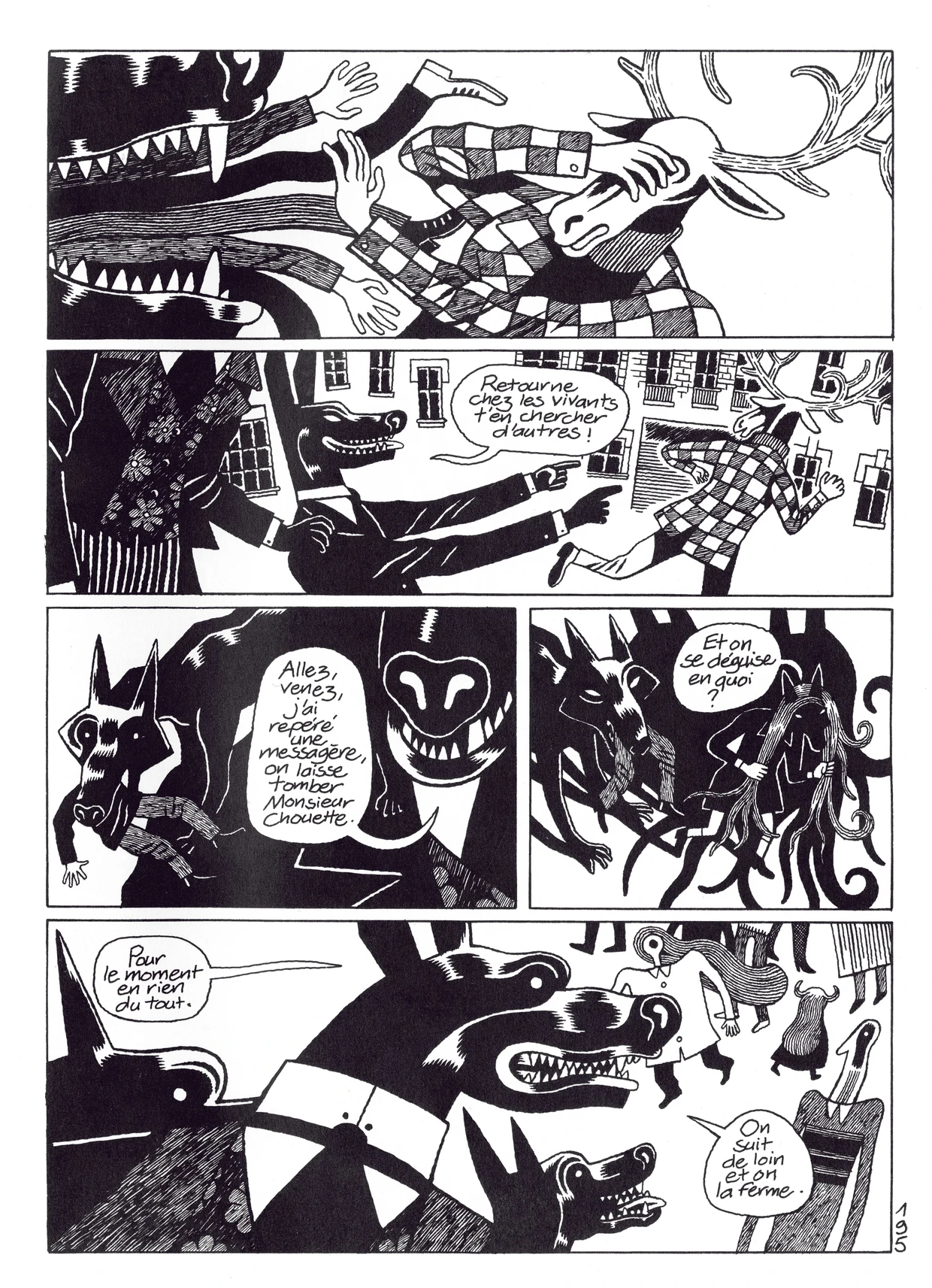  Seite 195 aus „Monsieur Chouette“