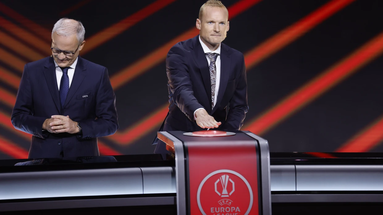 Eine Losfee aus Frankfurt: Sebastian Rode zieht die Gegner der deutschen Teilnehmer.