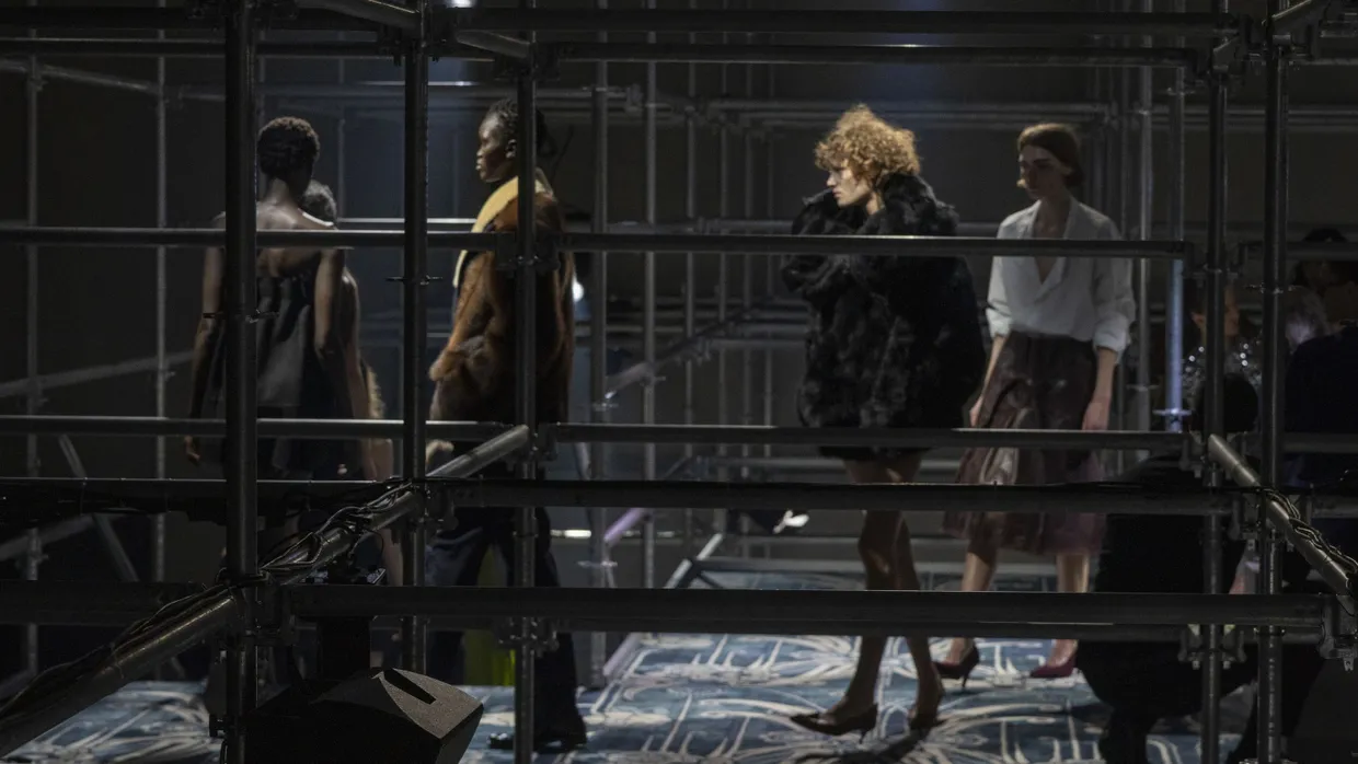 Aufnahme aus der Prada-Show für die Herbst/Winter-Saison 2025