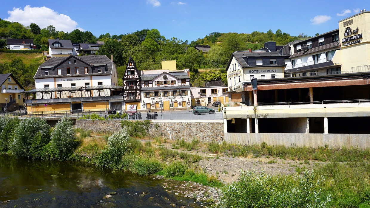 Ahrweiler fünf Jahre nach der Flutkatastrophe: Die Zerstörungen sind noch deutlich sichtbar.
