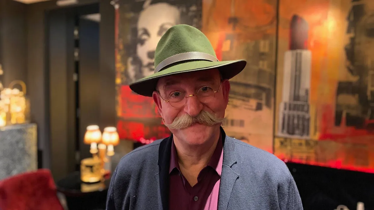 Der Moderator Horst Lichter im Gespräch mit dem F.A.Z.-Podcast „Am Tresen“.