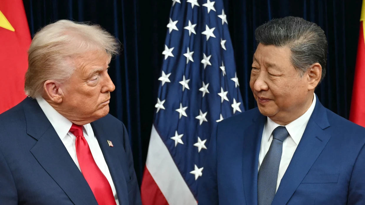 Aufsteigende und absteigende Weltmacht: US-Präsident Donald Trump und Chinas Präsident Xi Jinping im Oktober 2025