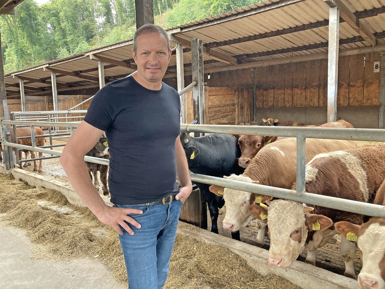 Der Schweizer Bauer und Verbandspräsident Christian Müller