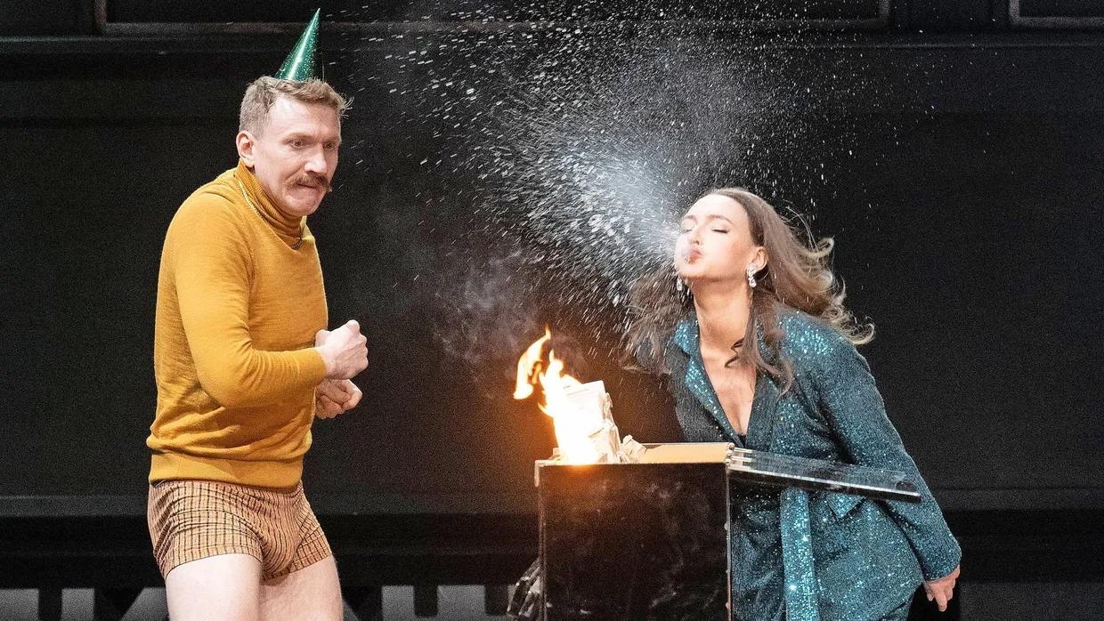 Wilde Szenen: Petr Sokolov (links), Ekaterina Sannikova