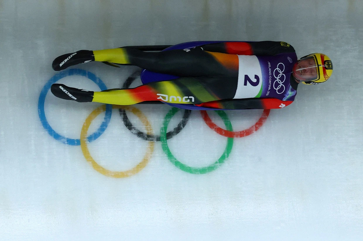 Der König von einst, unterwegs im Eiskanal: Felix Loch