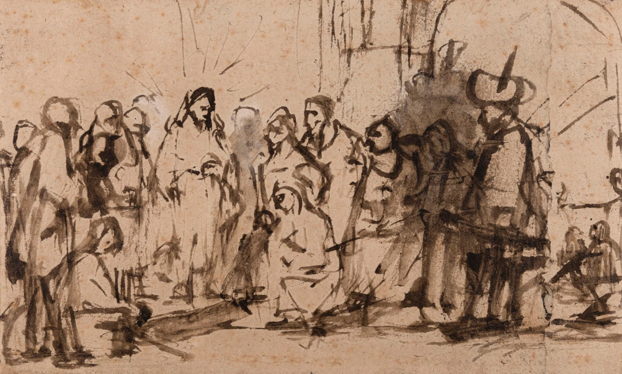 One stands out: Rembrandt’s “Christ and the Adulteress” from 1658