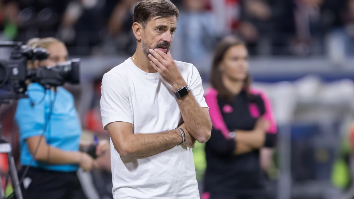 Eintracht-Trainer Niko Arnautis.