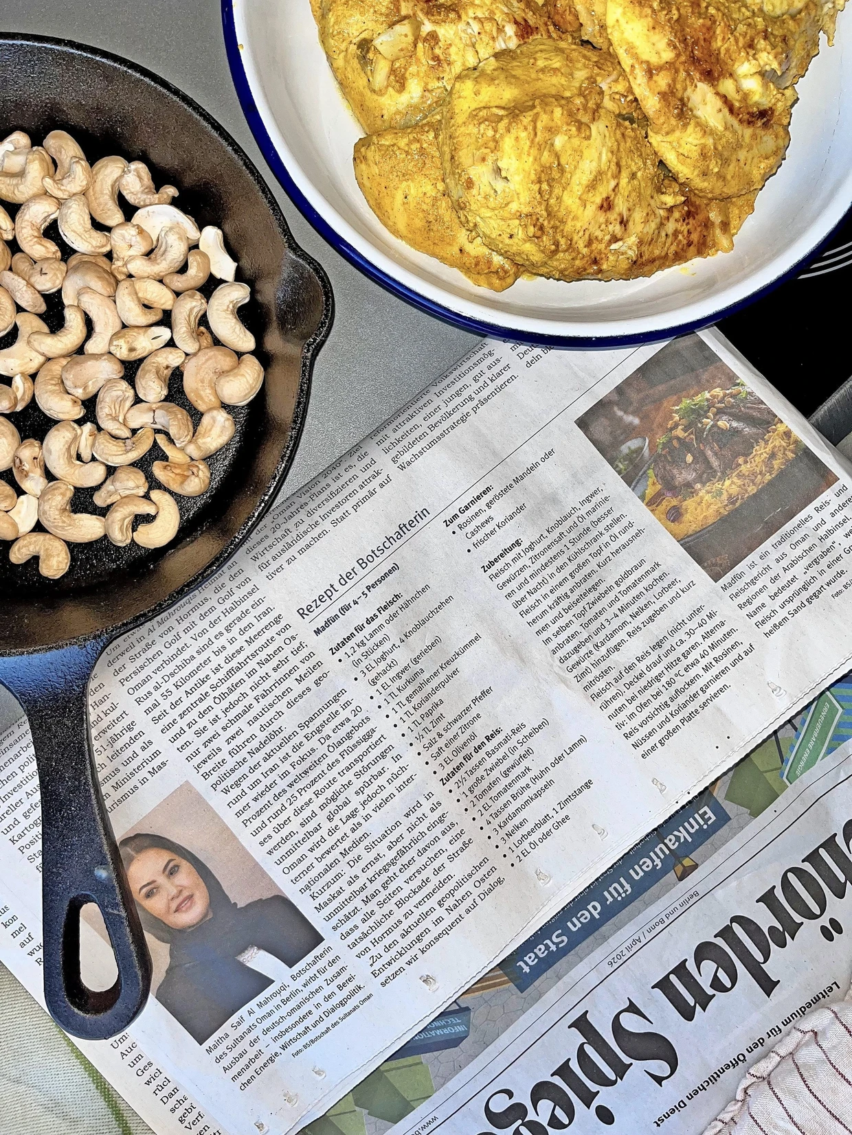 Rezept der Botschafterin Omans im „Behörden Spiegel“