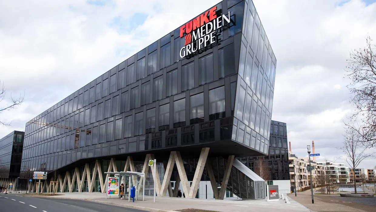 Essen: Die Firmenzentrale der Funke Medien Gruppe.