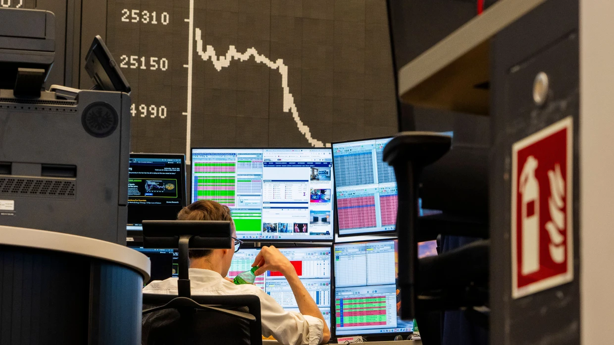 Schlechte Stimmung? Der Dax hat sich deutlich von seinem Rekord vor rund zwei Wochen entfernt.