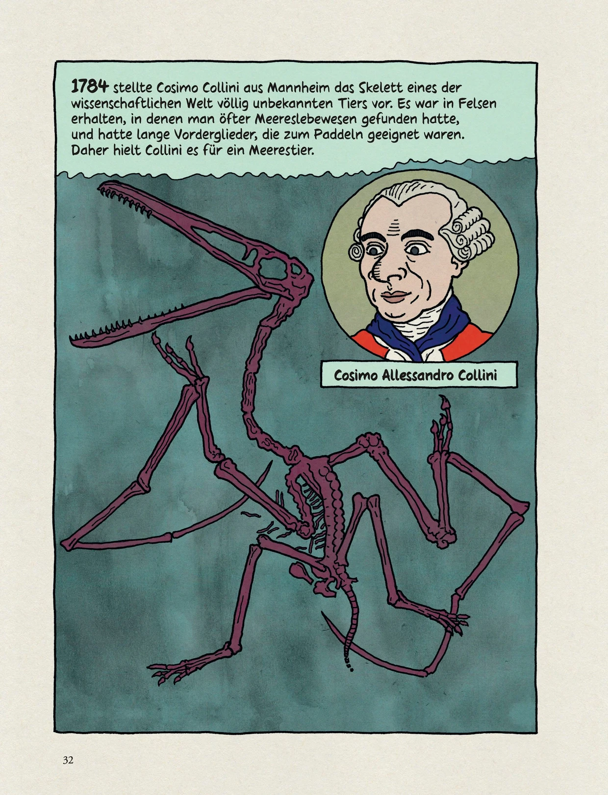 Eine der wenigen Ausnahmen vom konventionellen Seitenlayout in Cowdrys Comic