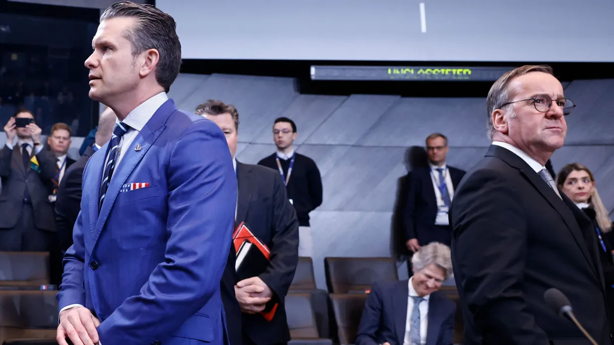 US-Verteidigungsminister Pete Hegseth und sein deutscher Gegenüber Boris Pistorius