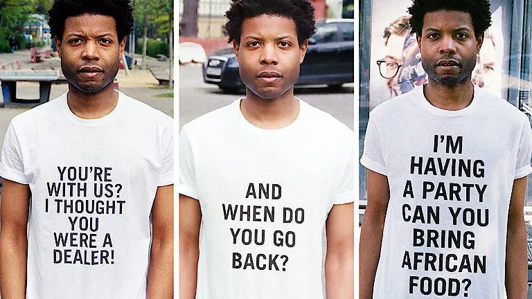 Isaiah Lopaz und seine T-Shirts: „Ich machen eine Party, kannst du afrikanisches Essen mitbringen?“