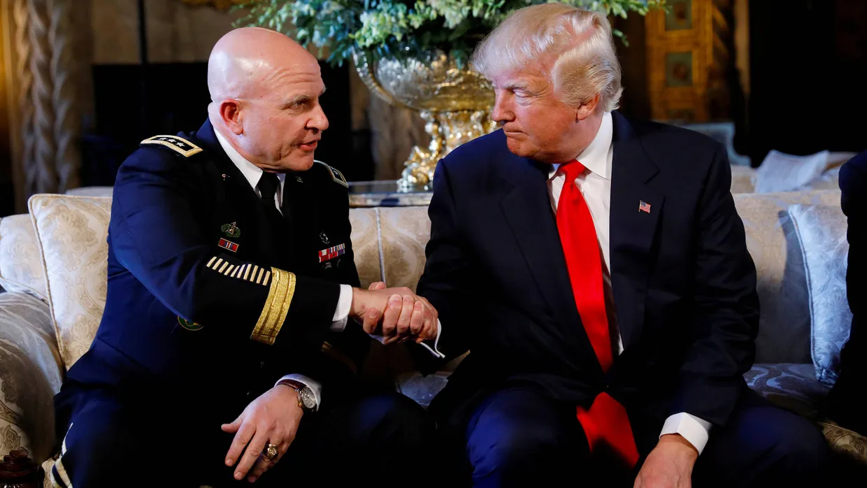 Erst vor gut einem Jahr: Trump ernennt McMaster am 20. Februar 2017 zu seinem Sicherheitsberater