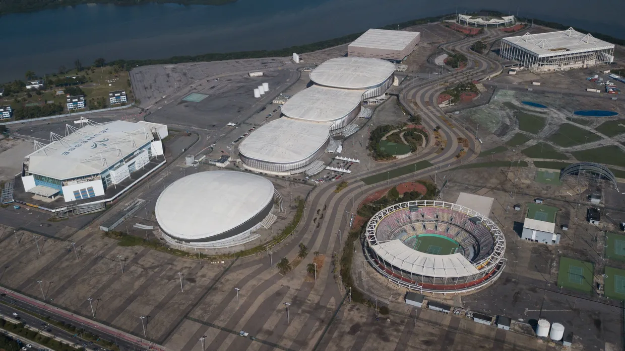 Der Olympiapark im Ortsteil Barra da Tijuca fünf Jahre nach den Spielen