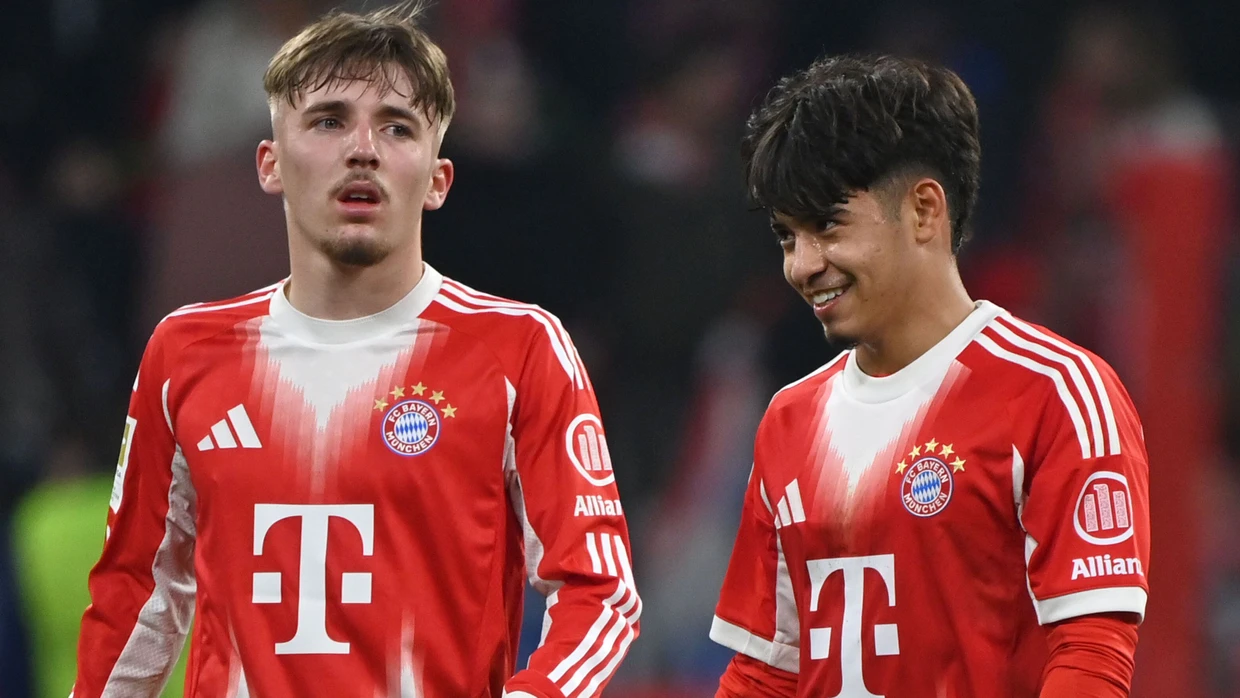 Zwei Wege zum Ziel: Lennart Karl (links) und Maycon Cardozo haben es beide in Bayerns erste Mannschaft geschafft.