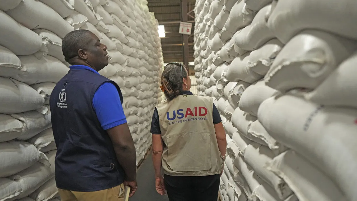 USAID-Mitarbeiterin in Simbabwe (Januar 2024)